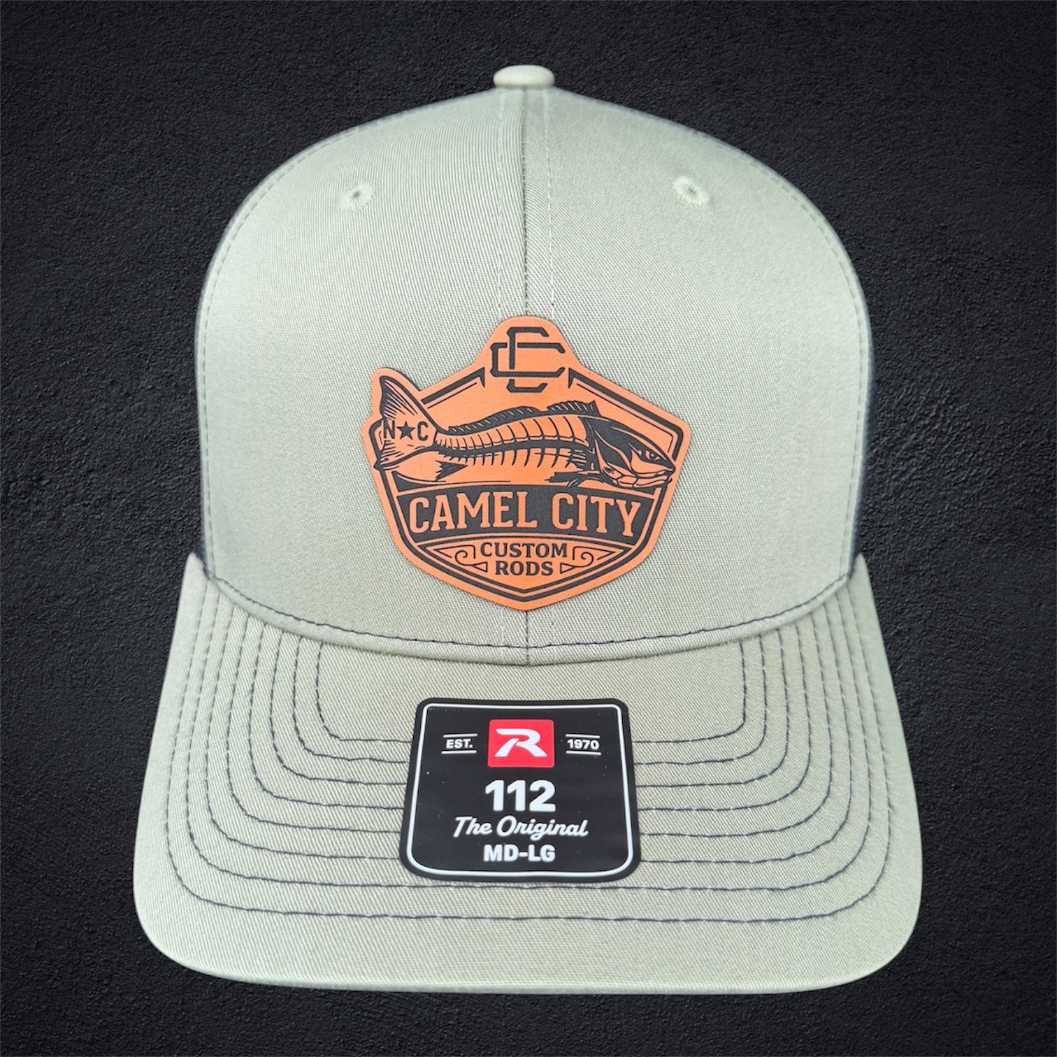 Camel City Leatherette Patch Hat – Camel City Custom Rods