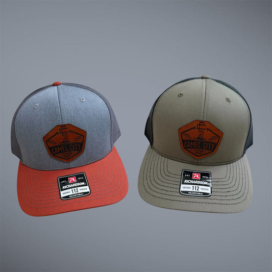 Camel City Leather Patch Hat
