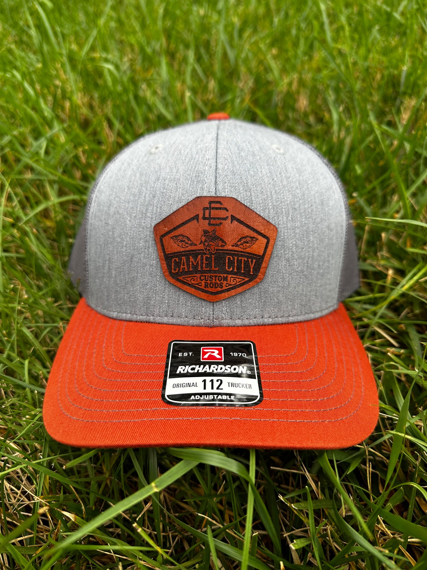 Camel City Leather Patch Hat