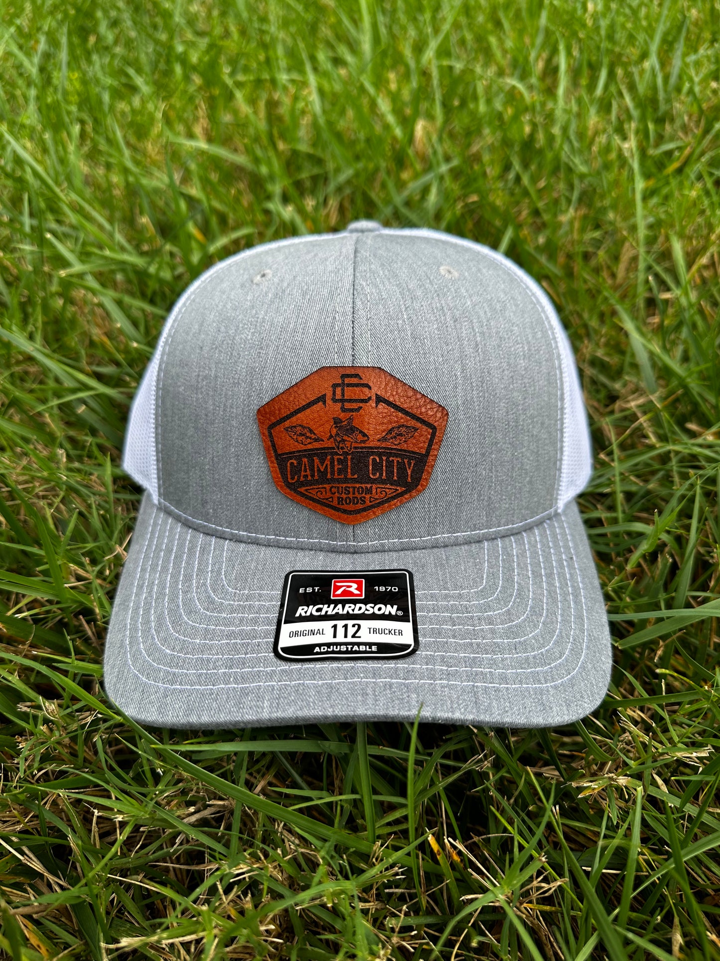 Camel City Leather Patch Hat