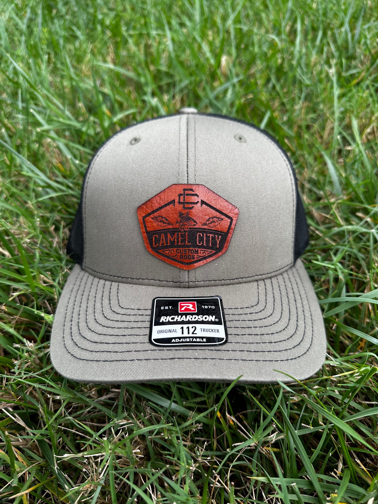 Camel City Leather Patch Hat